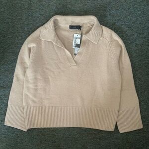 NWT arch4 cashmere sweater in beige